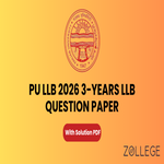 PU LLB 3 Years LLB 2026 Question Paper with Solution PDF